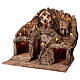 Otoczenie z fontanną i wiatrakiem dla figur 10-12 cm, do szopki neapolitańskiej, 50x60x50 s3
