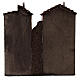 Pair of two-storey cork houses Neapolitan Nativity scene 25x25x10 for statues 10 cm s4
