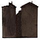 Casas de dois andares cortiça miniaturas para presépio napolitano com figuras altura média 10 cm, medidas: 27x25,5x11 cm s4