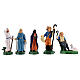 Santons crèche type coloré 4 cm set 25 pcs s5