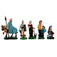 Nativity figurines colored 4 cm 25 pcs set s4
