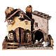 Ferme avec moutons 15x20x15 cm pour crèche 8-10 cm s1