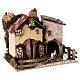 Ferme avec moutons 15x20x15 cm pour crèche 8-10 cm s3