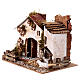 Farmhouse figurine with sheep 15x20x15 cm for 8-10 cm nativity scene s2