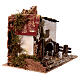 Farmhouse figurine with sheep 15x20x15 cm for 8-10 cm nativity scene s3