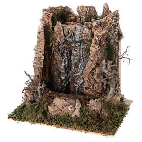 Bridges, streams and fences for Nativity scene: Waterfall with pump 25x25x20 cm nativity scene 14-16 cm Bridges, streams and fences for Nativity scene: Waterfall with pump 25x25x20 cm nativity scene 14-16 cm