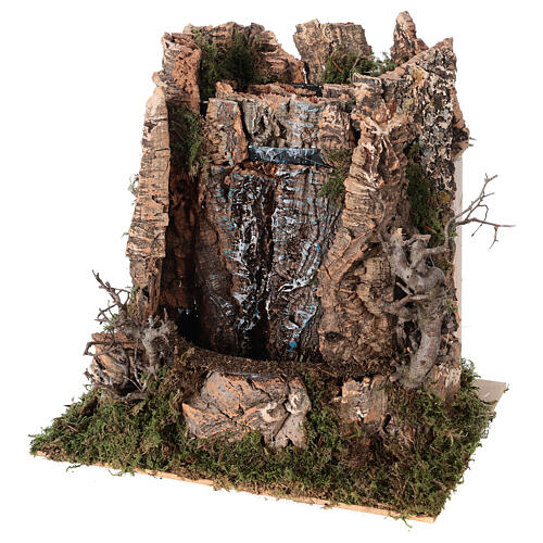 Cascada de velo belén con bomba 25x25x20 cm belén 14-16 cm 2