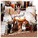 Presépio estilo árabe com gruta da Natividade figuras Moranduzzo altura média 10 cm; medidas: 36,5x50x40 cm s2
