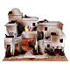 Szopka bożonarodzeniowa kompletna w stylu arabskim z piecem – figurki Moranduzzo 10 cm, wymiary 40x50x40 cm s7