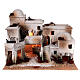 Complete nativity set Arabian style oven Moranduzzo statues 10 cm 40x50x40 cm s7