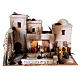 Aldeia estilo palestino com poço figuras Moranduzzo altura média 10 cm; medidas: 34x50x40 cm s1