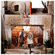 Palestinian Nativity set with water well Moranduzzo figurines 10 cm 35x50x40 cm s2