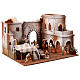 Presépio estilo árabe cena mercado figuras Moranduzzo altura média 10 cm; medidas: 33x50x40 cm s3