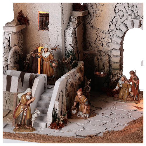 Arabian Nativity market shepherd figurines Moranduzzo 10 cm 35x50x40 cm 5