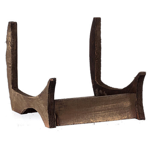 Miasteczko w beczce z fontanną – scenografia do szopki neapolitańskiej, do figurek 10 cm 6