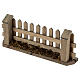 Wooden fence for Nativity scene 5x10x2 cm s3