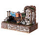 Wash house with fountain pump 25x30x15 cm for 10 cm nativity s3