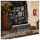 Village with lights and fountain with pump 30x45x20 for Nativity scenes 10-12 cm s2