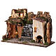 Lighted Village and fountain with pump 30x45x20 cm for 10-12 nativity s3