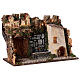 Lighted Village and fountain with pump 30x45x20 cm for 10-12 nativity s4