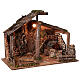 Nativity set stable watermill 45x60x35 cm for 14-16 cm statues s4