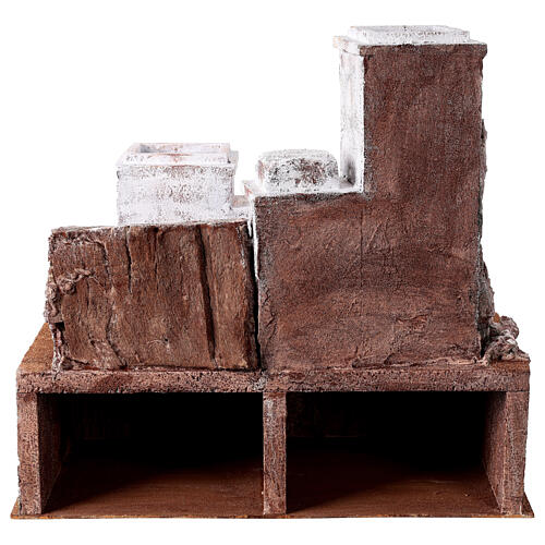 Borgo presepe ambientazione araba 48x48x43 cm per statue 12 cm 5