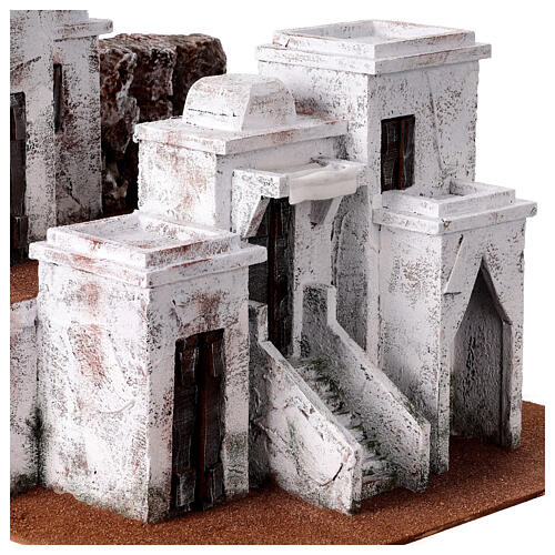 Arabian nativity scene village 48x48x43 cm for 12 cm figurines 2