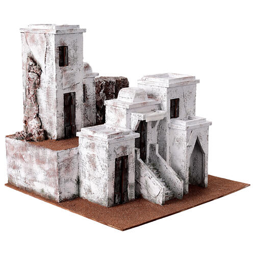 Arabian nativity scene village 48x48x43 cm for 12 cm figurines 4