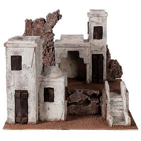 Arab Nativity scene village 34x40x36 cm for statues 10 cm