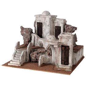 Village for nativity sets traditional 30x40x35 cm for 10 cm figurines