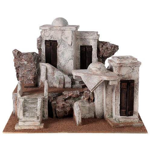 Village for nativity sets traditional 30x40x35 cm for 10 cm figurines 1