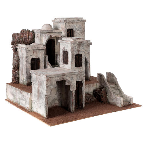 Village for Nativity scene with Arabic setting suitable for figurines of 12 cm 3