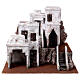 Village arabe crèche traditionnelle 40x48x44 cm pour santons 12 cm s5