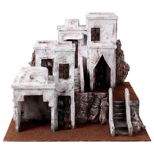 Borgo arabo presepe tradizionale 40x48x44 cm per statue 12 cm 5