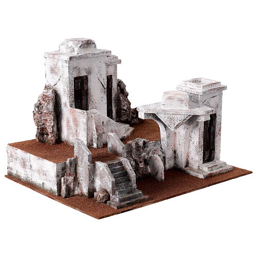 Village with Arabic setting for Neapolitan nativity scene, suitable for 12 cm figurines 4