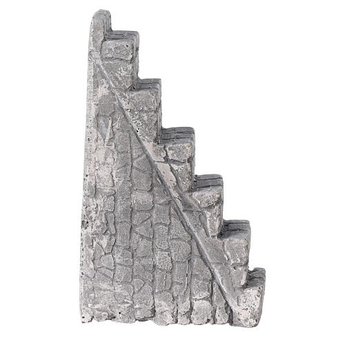 Schody z gipsu do szopki, 10x15x5 cm, do figurek 8-14 cm 1
