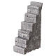 Schody z gipsu do szopki, 10x15x5 cm, do figurek 8-14 cm s3