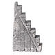 Escada em miniatura de gesso para presépio com figuras altura média 8-14 cm, 9x14x4 cm s1