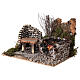 Electric fire figure with flame effect 10x20x15 cm for nativity figures 8-10 cm s2