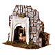 Arch with well nativity 25x25x20 cm statues 8-10 cm s2