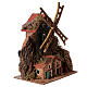 Miniature windmill electric powered 20x15x10 cm for 8-10 cm statues s3
