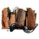 Village with electric fire 15x20x15 cm for Nativity scenes 8-10 cm s4