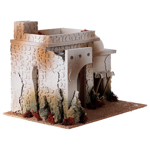 Gospoda arabska, piec z płomieniem i dymem, do szopki 12-14 cm, 25x35x25 cm 4