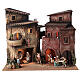 Nativity Scene village with porch, 40x50x40 cm, for characters of 10 cm s1