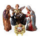 Full Nativity Scene setting 40x50x40 cm for Moranduzzo characters of 8 cm s4