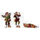 Presepe borgo completo doppia scala 40x40x30 statue 8 cm Moranduzzo s6