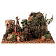 Bivouac setting with flame effect for Nativity scene 12-14 cm s1