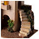 Casa em miniatura estilo palestino com escada para presépio com figuras altura média 6-8 cm, medidas: 20x25x15 cm s2
