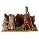 Firecamp with pot for Nativity Scene with 8-10 cm figurines s1