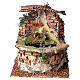 Working fountain in cork for Nativity scene 10-12 cm s1